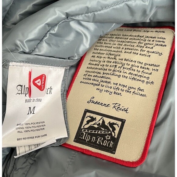 Alp-n-Rock Women’s S Primaloft Puffer Jacket Snap Closure *READ* - Picture 11 of 12